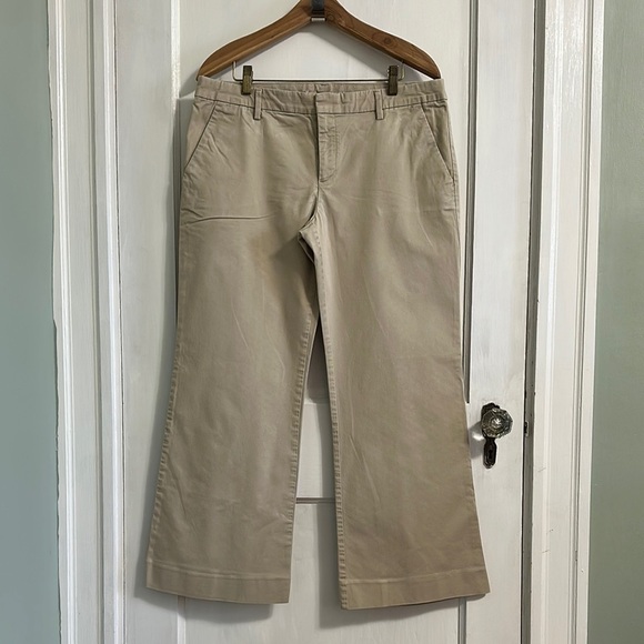 Gap Ankle Length Wide Leg Perfect Khaki - Baked Sand - Picture 1 of 11